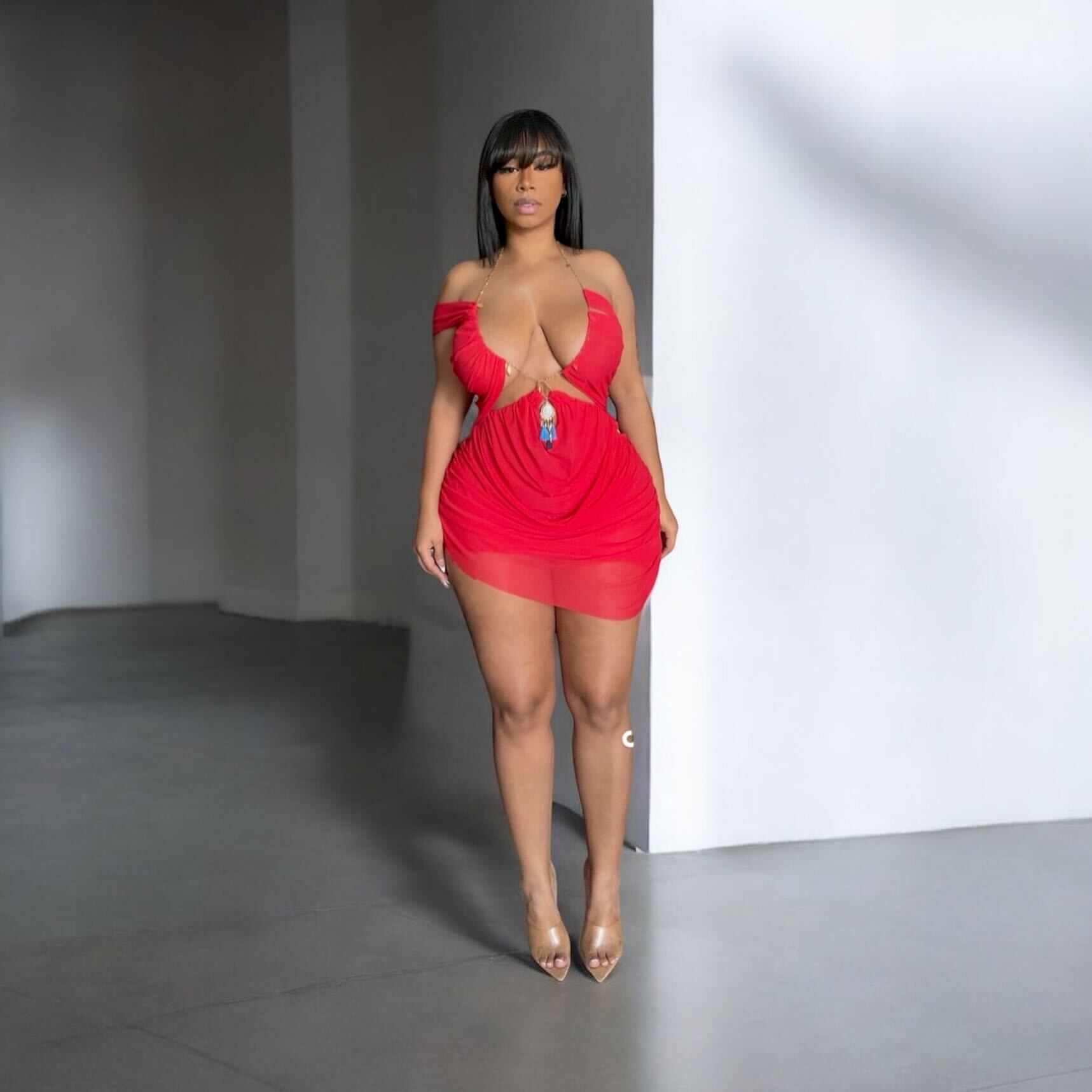 Ruby Drapped Dress