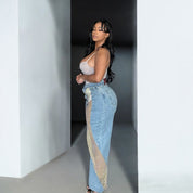 Rhinestone Denim